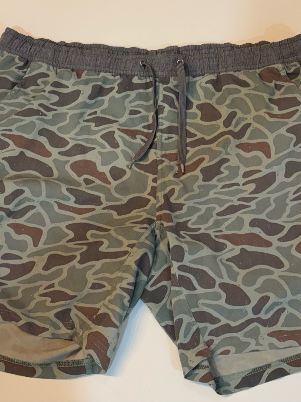 Burlebo XL Camo Drawstring Shorts